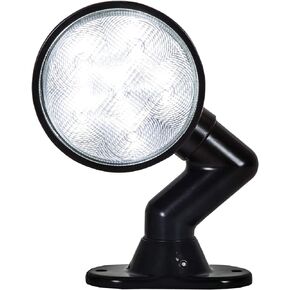 Buyers Products 1492146 Ultra Bright Articulating 5 Inch Wide LED Spot Light, 18 LEDs, 4500 Lumens, IP67 Rated, Coated Aluminum Housting