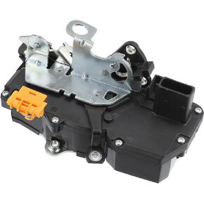 ACROPIX Front Left Door Latch Lock Actuator Replacement Fit for Chevrolet Cobalt - Pack of 1 Black Silver Tone