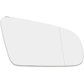 X AUTOHAUX Passenger Right Side Rearview Mirror Glass Heated with Backing Plate for Audi S4 2004-2008