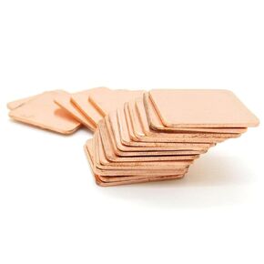 IC Chipset GPU CPU Thermal Heatsink Copper Pad Shim Size 20 x 20 x 0.3mm Pack of 20