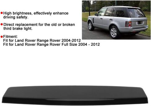 استبدال ضوء الفرامل Fydun Range Rover، ضوء الفرامل الثالث الثالث، مصباح إيقاف عالي التركيب لسيارة Land Rover Range Rover 2004-2012 in Saudi Arabia