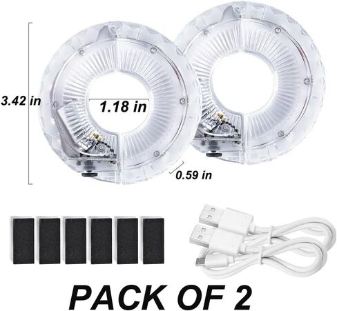 محور أضواء عجلة الدراجة القابلة لإعادة الشحن بإطارين، أضواء LED مقاومة للماء لركوب الدراجات 7 ألوان لتزيين الدراجة للأطفال والكبار أثناء الركوب الليلي in Kuwait