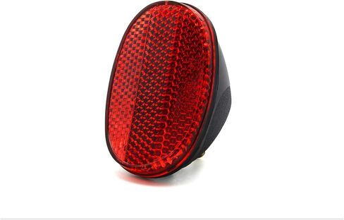Red Oval Rear Bicycle Mudguard Fender Cycling Safety Warning Reflectors for Cruiser Bikes in Kuwait