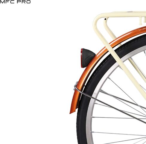 Red Oval Rear Bicycle Mudguard Fender Cycling Safety Warning Reflectors for Cruiser Bikes in Kuwait