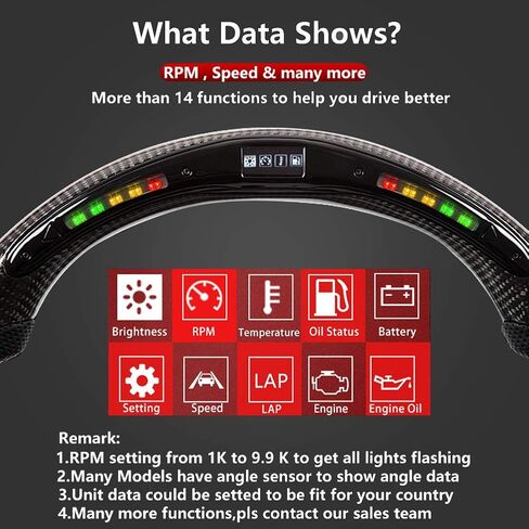 عجلة القيادة من ألياف الكربون نابا بريفو إد الجلود سباق السيارات عجلة القيادة مع شاشة ديجيتال LED تناسب إنفينيتي G37 2009-2013 in Kuwait