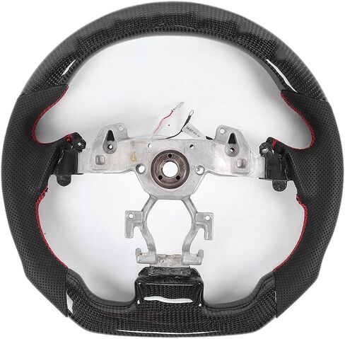 عجلة القيادة من ألياف الكربون نابا بريفو إد الجلود سباق السيارات عجلة القيادة مع شاشة ديجيتال LED تناسب إنفينيتي G37 2009-2013 in Kuwait