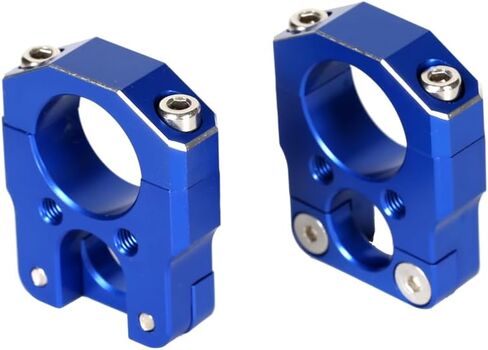 شريط مقود بقطر 7/8 بوصة ومقبض CNC للفرامل وخط القابض ومشبك دليل كابل متوافق مع CT125، Forza، 350 Grom 125، Monkey 125، PCX160، Forza 350 (أزرق) in Saudi Arabia