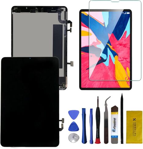 شاشة LCD بديلة لأجزاء محول الأرقام لشاشة 10.9 بوصة iPad Air 4 A2072 A2324 A2316 A2325 شاشة LCD تعمل باللمس مع زجاج مقسى وأداة in Kuwait