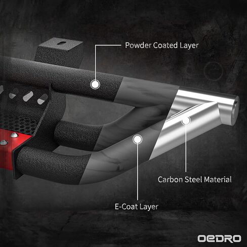 لوحات الجري OEDRO متوافقة مع 2021-2024 Ford Bronco 4 أبواب، خطوات جانبية للشاحنة مع لوحات قابلة للطلاء، شريط Nerf محكم، أسود وأحمر in Kuwait