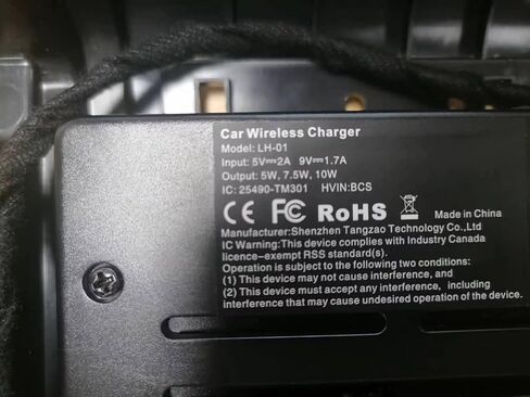 شاحن لاسلكي CarQiWireless لسيارة Toyota Tundra 2014 2015 2016 2017 2018 2019 2020 2021، لوحة شحن لاسلكية لوحدة التحكم المركزية لملحقات Toyota Tundra 2014-2021 in Saudi Arabia