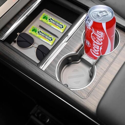 صينية تنظيم وحدة التحكم المركزية من Yumzeco متوافقة مع Tesla Model S Model X Plaid/Long Range 2021 2022 2023، نموذج S X صندوق تخزين وحدة التحكم المركزية من السيليكون لملحقات 2022 2023 Model S X in Kuwait