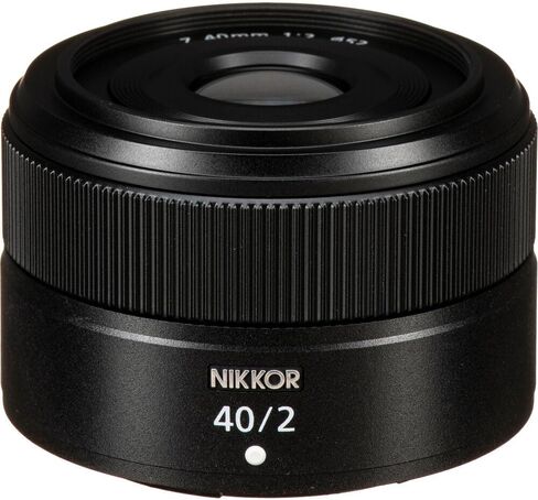 عدسة Nikon NIKKOR Z مقاس 40 مم f/2 الأساسية لكاميرات Nikon Z (20102) + مجموعة مرشح + حافظة غطاء + مجموعة تنظيف in Kuwait