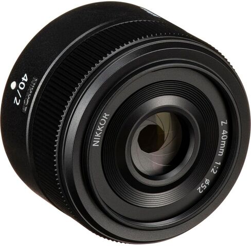 عدسة Nikon NIKKOR Z مقاس 40 مم f/2 الأساسية لكاميرات Nikon Z (20102) + مجموعة مرشح + حافظة غطاء + مجموعة تنظيف in Kuwait