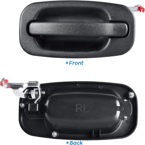 FAERSI مقبض الباب الخارجي استبدال جانب السائق الخلفي لـ 1999-2007 Chevy Silverado 1500 2500 HD، Tahoe، Suburban، Avalanche، GMC Sierra، Yukon Denali، Cadillac Escalade 80579 15721571 in Saudi Arabia