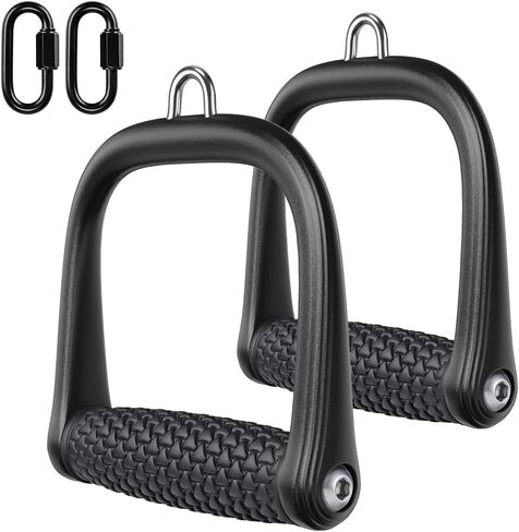 BeneLabel D Handle Cable Attachment, Cable Attachments for Gym, Non-Slip and Comfortable Grip, Solid Aluminum Alloy Handle, Suitable for Home and Gym in Saudi Arabia