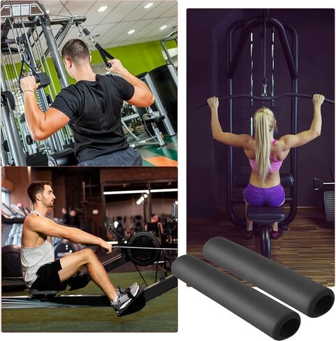 Prasacco زوج واحد من مقابض الأنابيب الإسفنجية، أنابيب إسفنجية مريحة لدعم قبضة المقبض، غطاء مقبض إسفنجي متين، أنبوب إسفنجي عازل للياقة البدنية، المنزل، العشب، مقبض الدراجة (طول 7.1 بوصة) in Kuwait