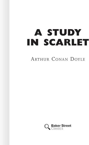 A Study in Scarlet (Baker Street Classics) in Saudi Arabia