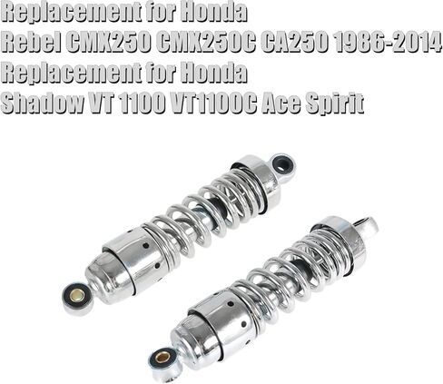 دراجة نارية 1 زوج 10.75 تعليق ممتص الصدمات الخلفي استبدال لهوندا CMX250 CMX250C CA250 1986-2014 الظل VT 1100 VT1100C in Kuwait