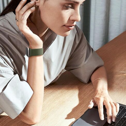 SNBLK Stretchy Solo Loop Compatible with Apple Watch Band 44mm 40mm 41mm 45mm 38mm 49mm 42mm for Women Men, Soft Nylon Elastic Braided Sport Strap for iWatch Series 9 8 7 6 5 4 3 2 1 SE Ultra 2 Ultra in Kuwait