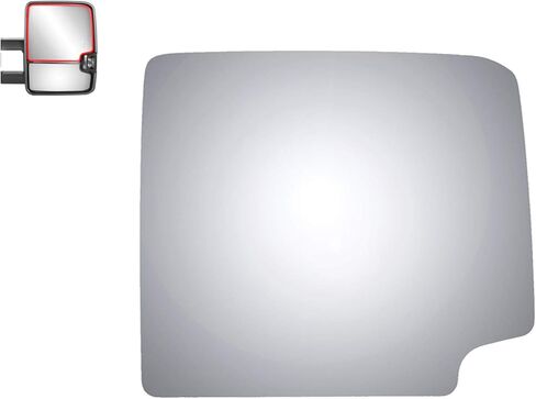 Towing Mirror Glass fit for Chevy GMC C/K 1500 2500 3500 Pickup Chevrolet Avalanche Silverado Suburban Escalade Tahoe Blazer GMC Jimmy Sierra Yukon Cadillac Escalade Driver Left Side LH Lower in Kuwait