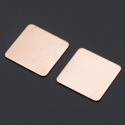 IC Chipset GPU CPU Thermal Heatsink Copper Pad Shim Size 20 x 20 x 0.3mm Pack of 20 in Saudi Arabia