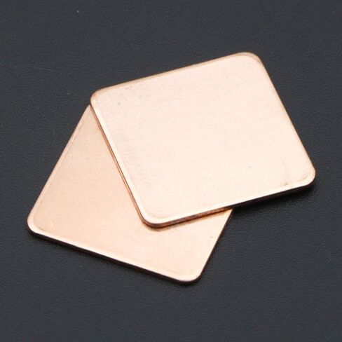 IC Chipset GPU CPU Thermal Heatsink Copper Pad Shim Size 20 x 20 x 0.3mm Pack of 20 in Saudi Arabia