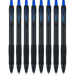 PILOT, G2 Edge Blue Premium Gel Roller Pens, Sensory Writing Experience, 8ct box, Fine Point 0.7 mm