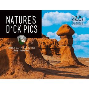 Nature's D*ck Pics Calendar - Funny White Elephant and Secret Santa Gag Gift