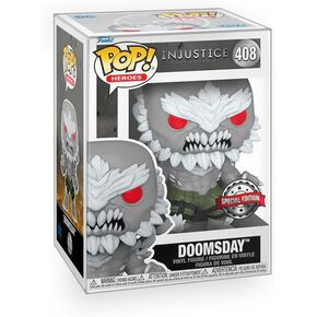 DC Comics Heroes: Gods Among Us - Doomsday Vinyl Figure Collectibles Bundle with Compatible Funko Pop Box Protector