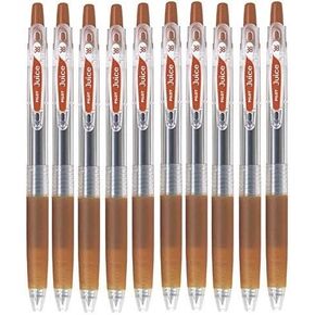 Pilot Juice 0.38mm Gel Ink Ballpoint Pen, Brown Ink, Value Set