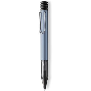 Lamy AL-star Ballpoint Pen - Lightweight Aluminum Luxury Pen with Metal Clip, Black Ink, Refill, and Transparent Grip, Pens for Journaling, Office, or Gift, Great Holiday Stocking Stuffer (Azure)