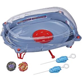 Beyblade Burst Surge Speedstorm Motor Strike Battle Set with Motorized Stadium, 2 Top Toys and 2 Launchers