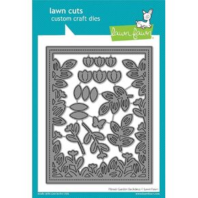 Lawn Fawn LF3386 Flower Garden Backdrop Dies
