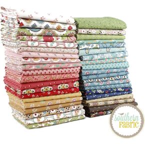 Mercantile Fat Eighth Bundle (40 Pieces) by Lori Holt for Riley Blake 9 x 21 inches (22.86 cm x 53.34 cm) Fabric cuts DIY Quilt Fabric