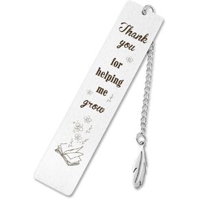 Thank You for Being Part of My Story Bookmark, Metal Inspiration Bookmark Book Lover Gifts for Teacher Women Men Mom Dad Friends