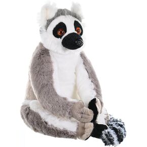 Wild Republic Ring Tailed Lemur Plush, Stuffed Animal, Plush Toy, Gifts for Kids, Cuddlekins 12 Inches