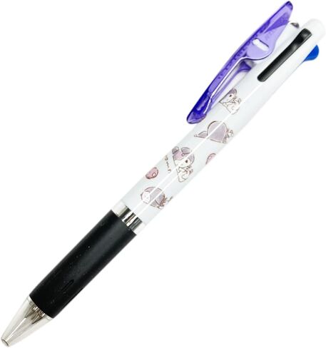 Kamio Japan 300349 Sanrio Kuromi Jetstream Tri-Color Ballpoint Pen, 0.5mm in Saudi Arabia