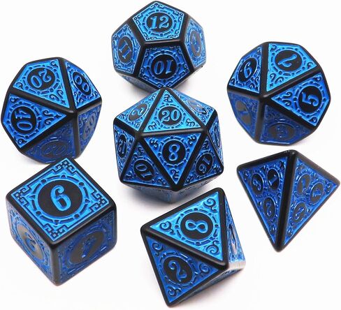 مجموعة DND Polyhedral DND ، 6PACK DUBLE COLORS مجموعات مع D4 D6 D8 D10 D ٪ D12 D12 متوافقة مع الأبراج المحصنة والتنين D&D RPG MTG GAMES (6Colors 42 قطعة) in Kuwait