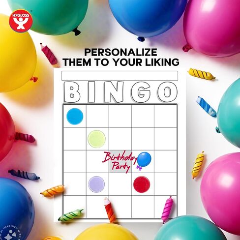 Hygloss Products Blank Bingo Cards To Write On - 36-Pack White - Large Size Bingo Sheets Disposable - Activities For Classroom, Parties, Contests, Weddings, Events & More in Saudi Arabia