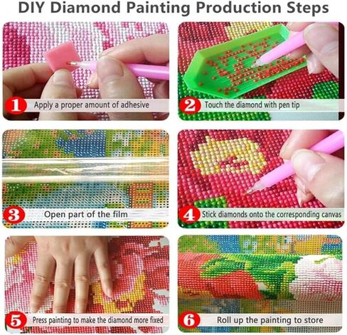 5D Diamond Painting Decorations Ornaments - Owl Calendar Decorated Desktop Diamond Painting with Gem Bird Calendar Decorated Desktop Diamond Painting Crafts Kit for Room Decor (19X18 CM) in Saudi Arabia