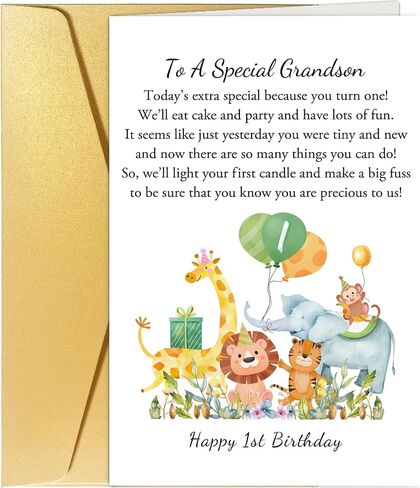 Spercy Nephew Birthday Card, Happy Birthday Card Gift for Nephew, 16th 18th 21st 30th Birthday Card from Aunt Uncle, Wonderful Nephew Card in Saudi Arabia