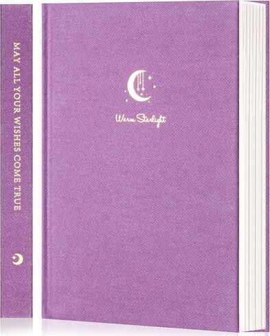 CAGIE Lined Journal Notebook for Women Girls, A5 Hardcover Linen Journals For Writing 256 Pages, Aesthetic Womens Diary, Gifts 8.3'' x 5.7'' Purple in Saudi Arabia
