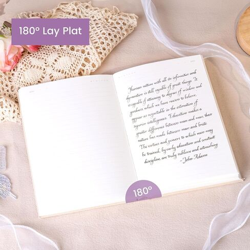 CAGIE Lined Journal Notebook for Women Girls, A5 Hardcover Linen Journals For Writing 256 Pages, Aesthetic Womens Diary, Gifts 8.3'' x 5.7'' Purple in Saudi Arabia