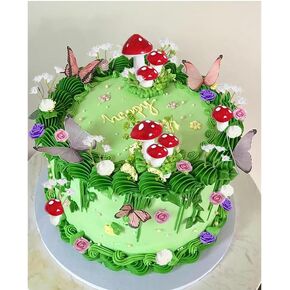 Fairy Mushroom Garden Cake Topper for Fairy Birthday Dame Dame