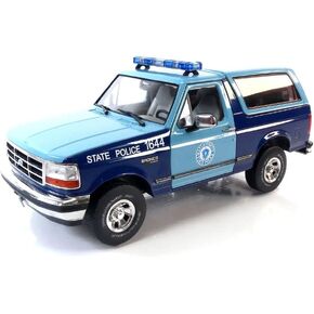 1/18 Massachusetts State Police 1996 Ford Bronco XLT Artisan Collection 19120