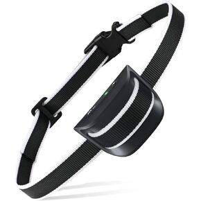 Small Dog Bark Collar, MASBRILL Bark Collar Small Most Humane Stop Barking Collar for Tiny Small Dogs,Rechargeable Bark Collar with Vibration Beep, Anti-bark Collar No Shock No Spiky Prongs, Black