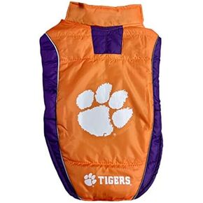 Pets First Collegiate Michigan State Spartans Puffer Vest for Dogs & Cats. Size Medium. Warm, Cozy, and Waterproof Dog Coat, for Small and Large Dogs/Cats.