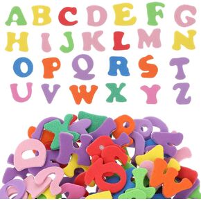 TIESOME 260Pcs Letter Stickers Foam Letter Stickers, 10 Colors Self Adhesive A-Z Alphabet Stickers Craft Supplies Stickers for DIY Crafts Scrapbooking Kids School Project Christmas Party Decorations