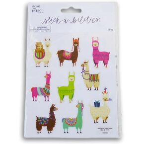 ملصقات Lamas ملصقات Llamas ملصقات لاصقة للحرف اليدوية ، والبطاقات ، وكتب القصاصات والمزيد - 18 جهاز كمبيوتر