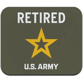 U.S. Army Retired Logo Low Profile Thin Mouse Pad Mousepad